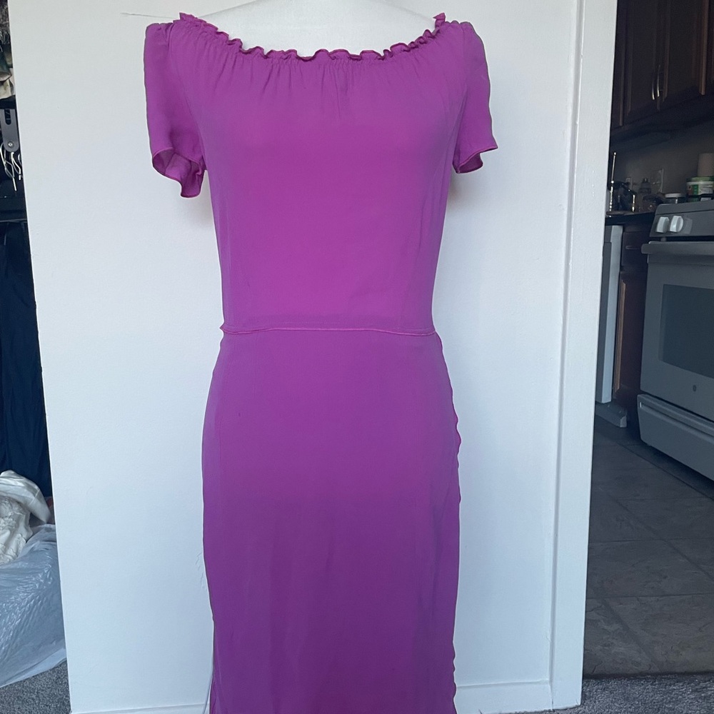 Nina Ricci silk lilac dress. FR36